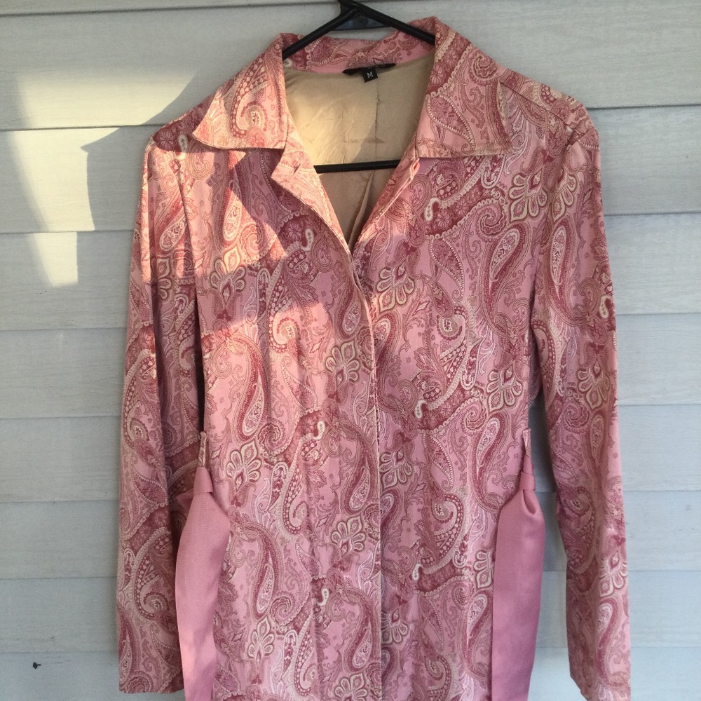 Zinc Pink Trench Coat